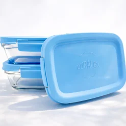 Outlet Freshbox - Boite de conservation à ailette couvercle bleu 1.1L Professionnels De La Restauration|Boîtes Rectangulaires