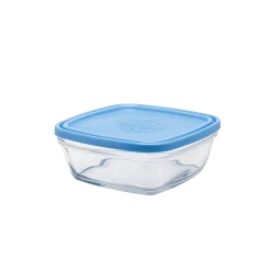 Online Freshbox - Boite de conservation carrée couvercle bleu 1,15L Professionnels De La Restauration|Boîtes Carrées