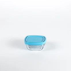 Online Freshbox - Boite de conservation carrée couvercle bleu 15cl Boîtes Carrées