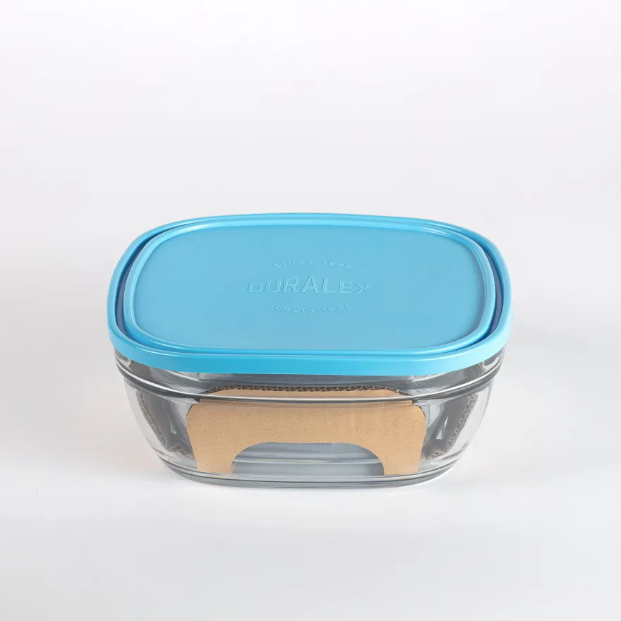 Clearance Freshbox - Boite de conservation carrée couvercle bleu 3,1L Boîtes Carrées
