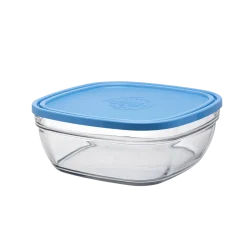 Clearance Freshbox - Boite de conservation carrée couvercle bleu 3,1L Boîtes Carrées