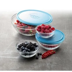 Online Freshbox - Boite de conservation ronde couvercle bleu 31cl Boîtes Rondes