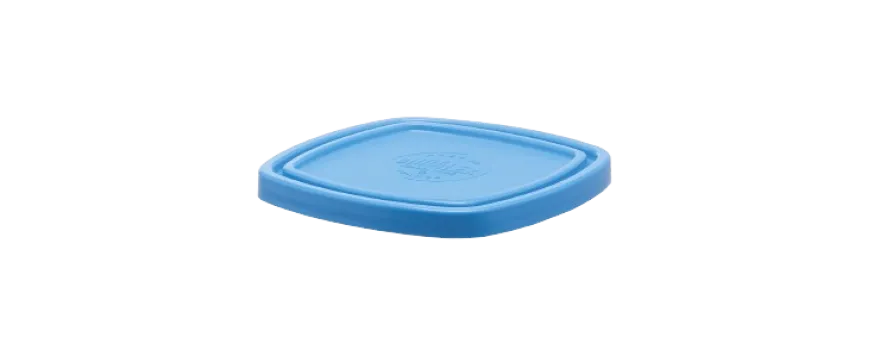 New Freshbox - Couvercle Bleu carré - 11cm Professionnels De La Restauration|Couvercles