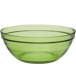 Outlet Le Gigogne - Saladier en verre Empilable 1,59L - 20,5cm Vert Professionnels De La Restauration|Saladiers