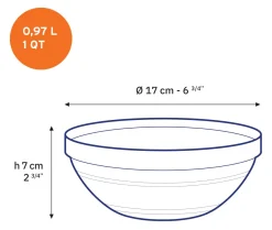 Outlet Le Gigogne - Saladier en verre Empilable 97cl - 17cm Vert Professionnels De La Restauration|Saladiers