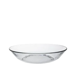 Clearance Lys - Assiettes creuses en verre transparent x6 - 21cm Professionnels De La Restauration|Assiettes