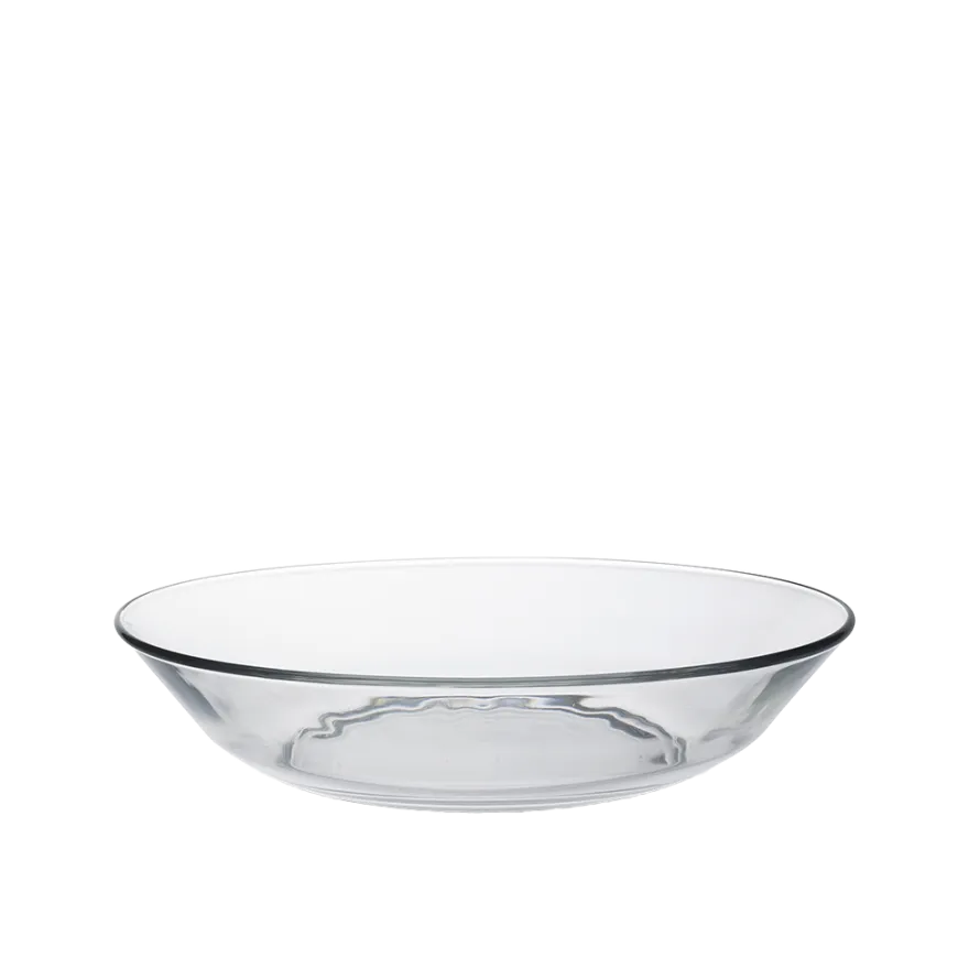 Clearance Lys - Assiettes creuses en verre transparent x6 - 21cm Professionnels De La Restauration|Assiettes