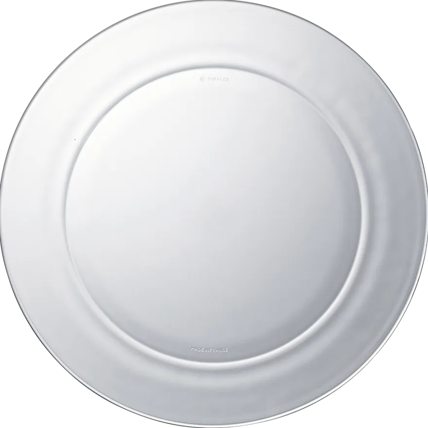 Clearance Lys - Assiette transparente x6 - 28cm Professionnels De La Restauration|Assiettes