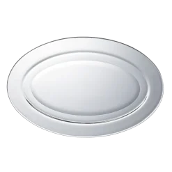 New Lys - Plat de service en verre transparent ovale 31cm Professionnels De La Restauration|Plats De Service