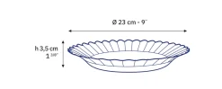 Clearance Picardie - Assiettes creuses transparente x6 - 23cm Professionnels De La Restauration|Assiettes