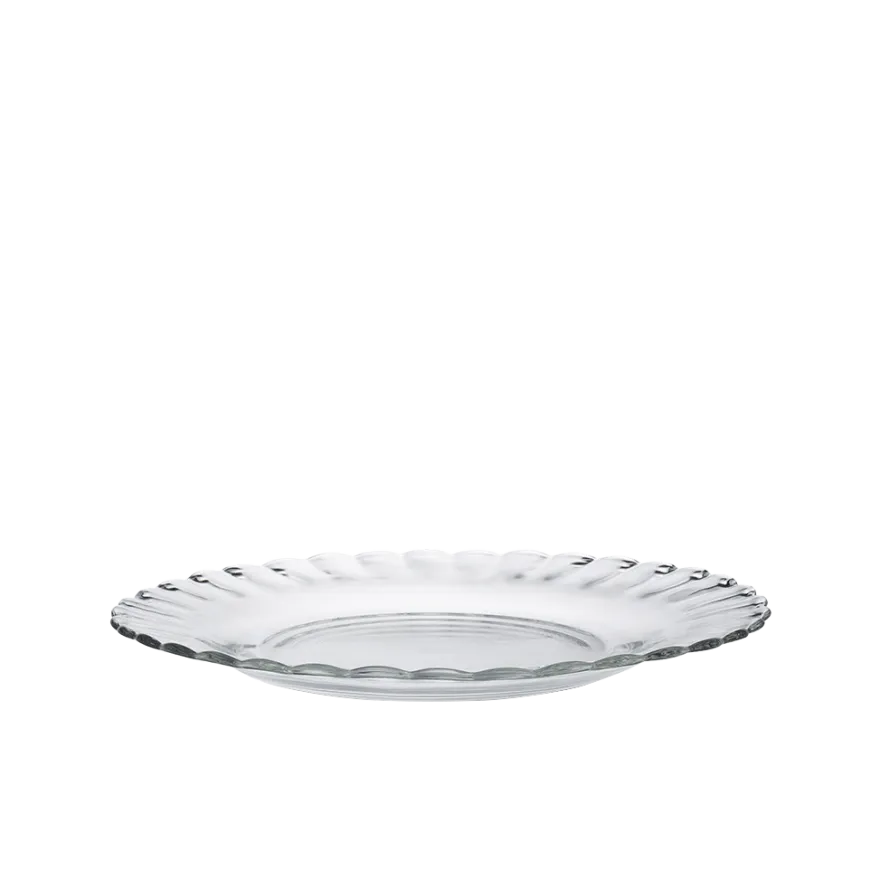 Outlet Picardie - Assiettes à dessert transparente x6 - 20,5cm Professionnels De La Restauration|Assiettes