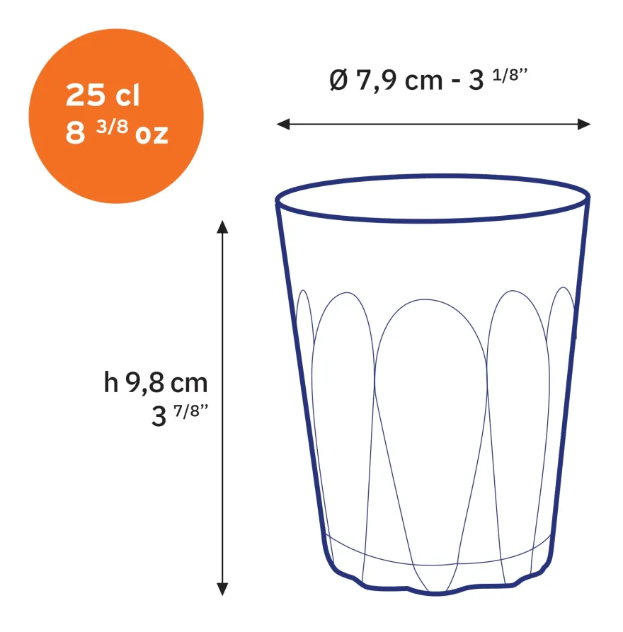 Outlet Provence - Verre transparent 25cl Professionnels De La Restauration|Verres À Eau